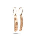 Pendientes Ari Placa Color Oro Pendientes Ari Placa Color Oro